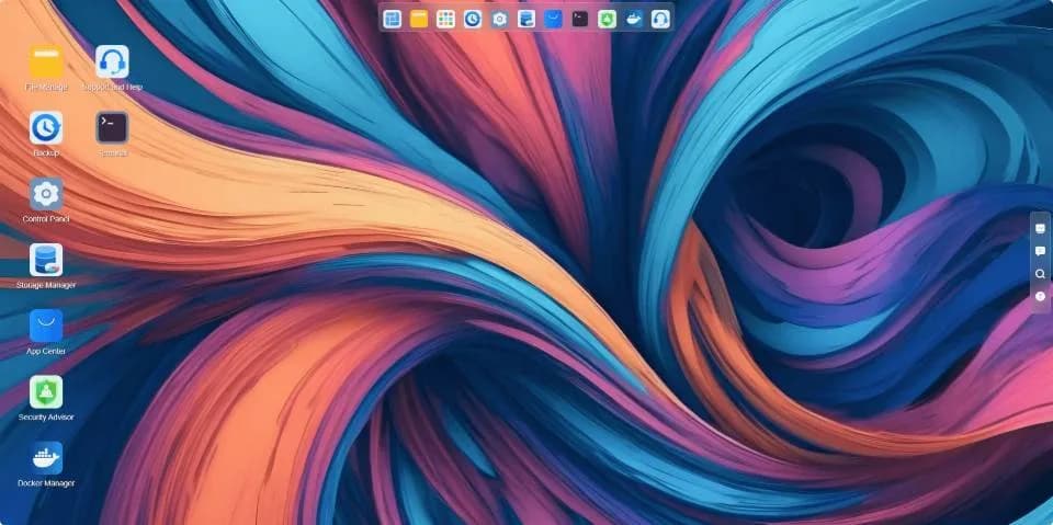 TOS 7-Desktop-Oberfläche